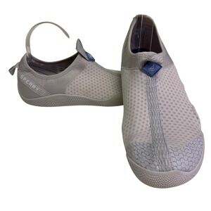 Sperry Womens Water‎ Shoes Gray Mesh Aqua Socks Aqua Sock Shoes Size 11